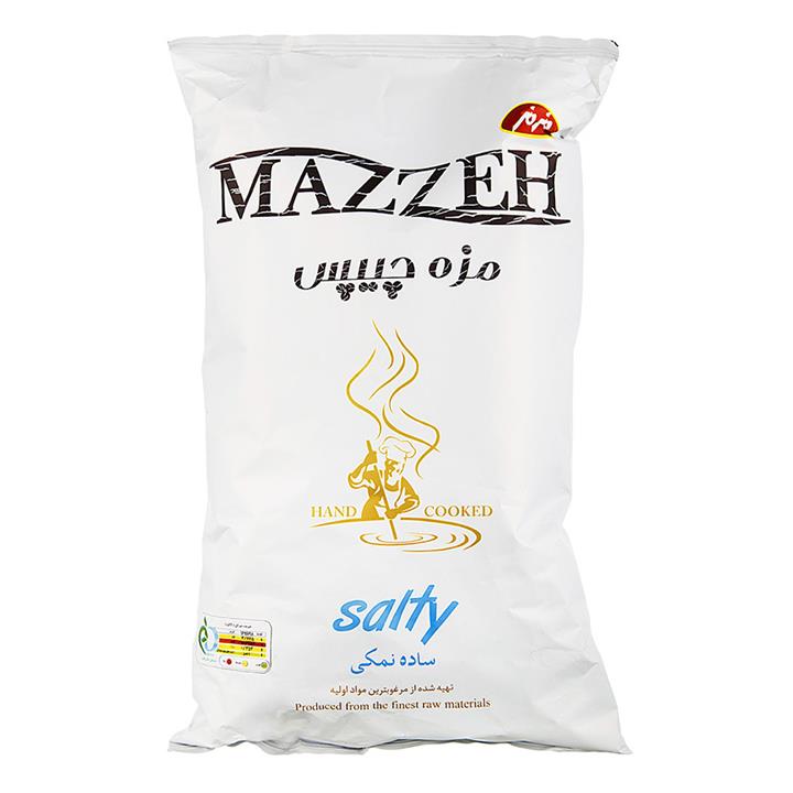 چیپس مزه ساده نمکی مزمز – 130 گرم